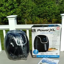 NEW PowerXL Vortex Black 7 qt. Programmable Digital Air Fryer