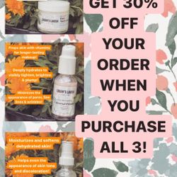 30% Order When You Buy All 3