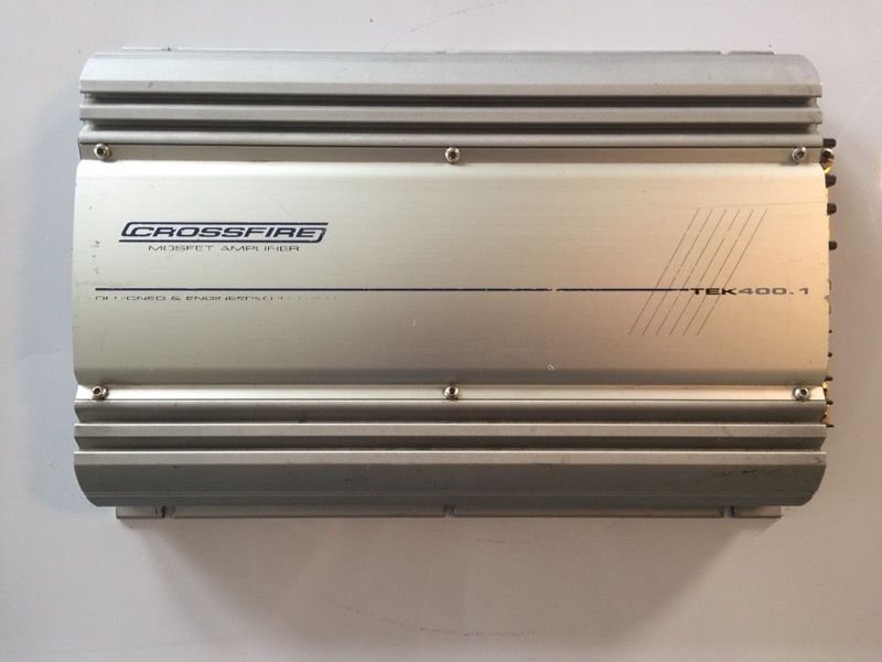 Crossfire mono sub amp TEK400.1