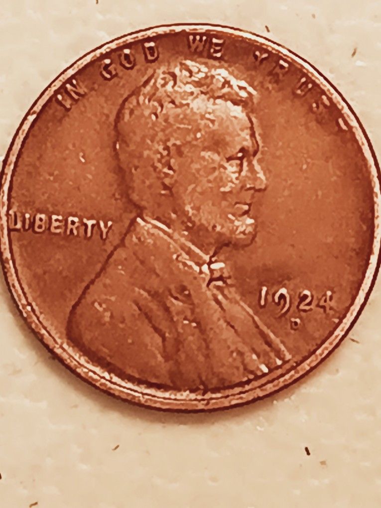 1924 D Wheat Back Cent Coin