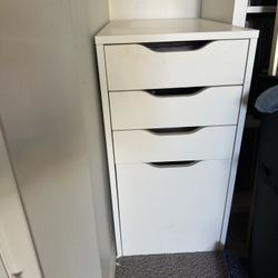 IKEA  ALEX Drawer file storage, white, 14 1/8x27 1/2 "
