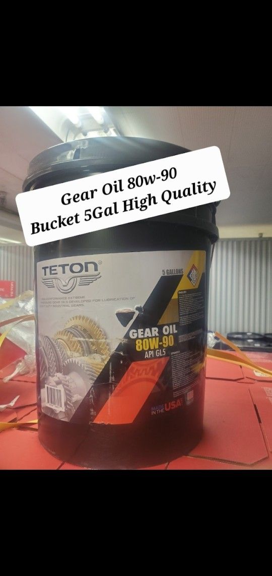 Special Price Gear Oil 80w-90 Bucket 5Gal High Quality Available