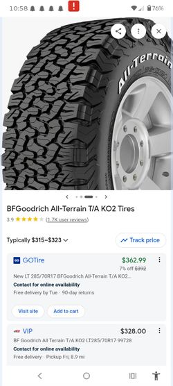 BF GOODRICH TIRES NEW NEVER USED!!!