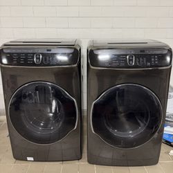 🔥 Washer & Dryer Set – Modern Black