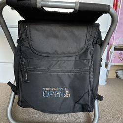 Folding chair with bag