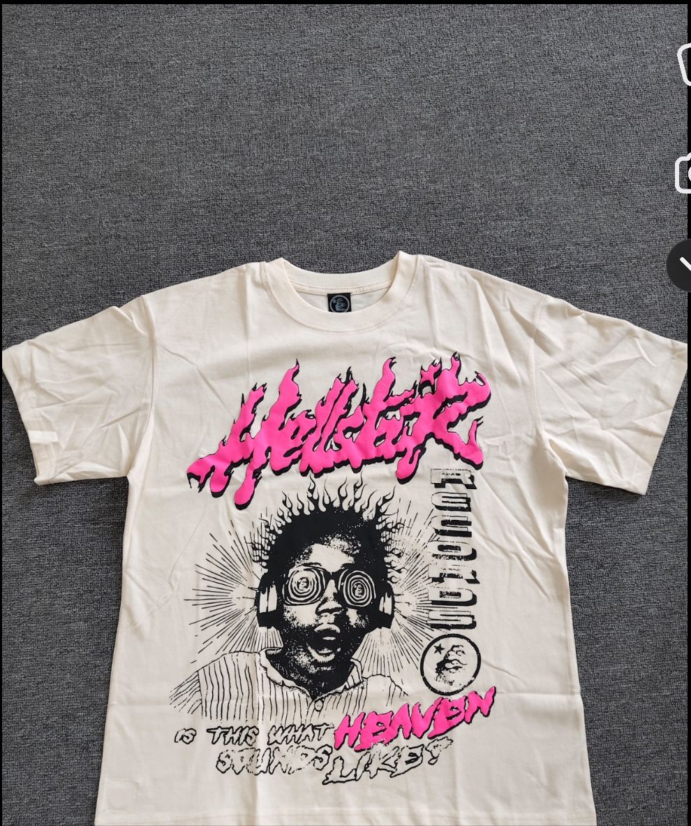 Pink And Cream Hellstar T Shirt