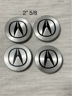 Set Of 4 Silver Wheel Center Caps 69MM - Satisfaction Guaranteed