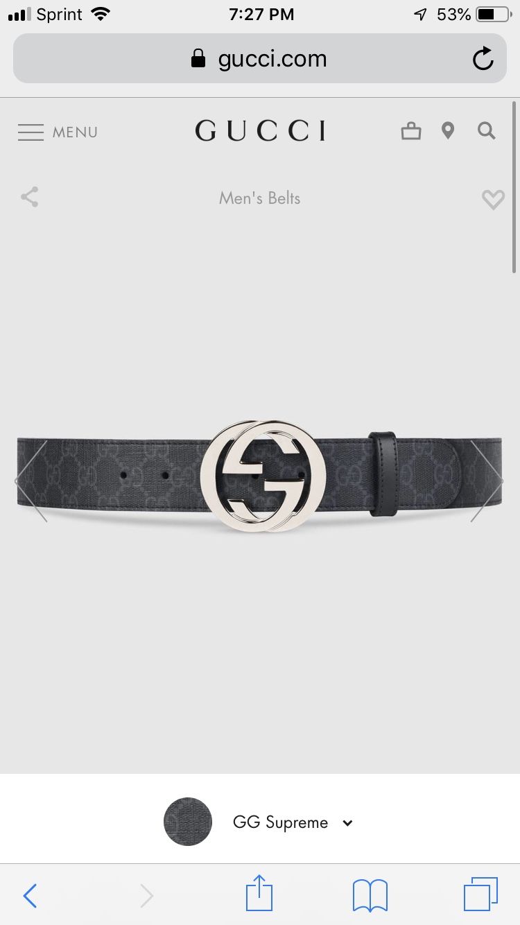 Gucci belt