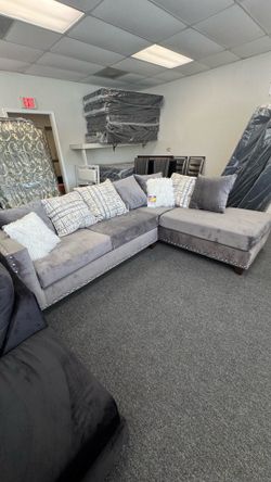 Brand New Velvet Sectional