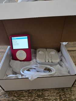 Apple iPod Nano 4gb Red with New Battery and New Accessories