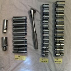 Sockets, Tool, Ratchet, 