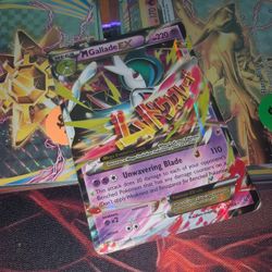 M Gallade Ex - Roaring Skies 35/108 Pokemon DAMAGED