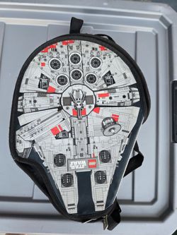 Lego star wars falcon zip carrying storage case new