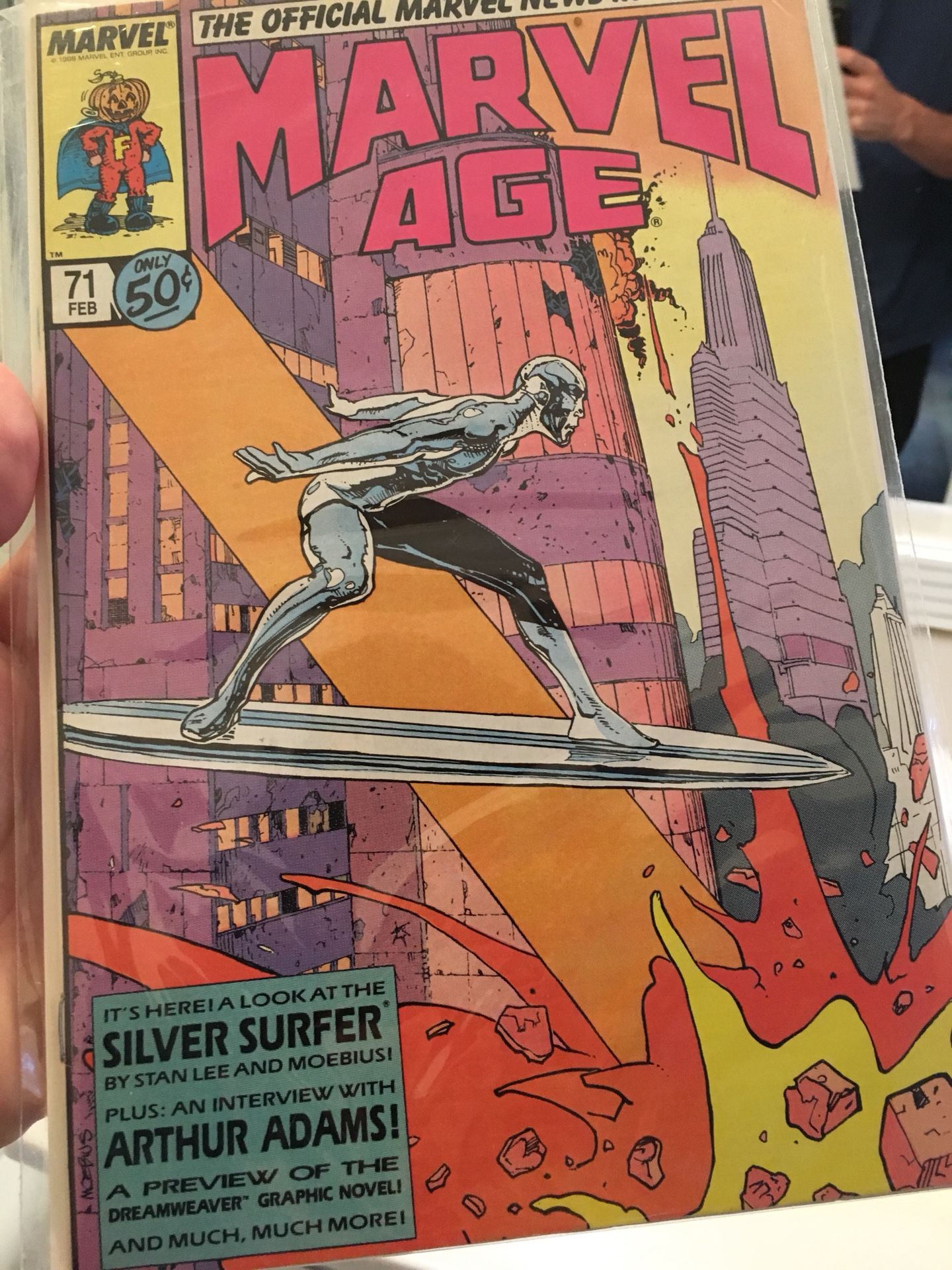 Marvel Age-Silver Surfer Comic - Feb 71 -rare! Awesome collectors comic!!