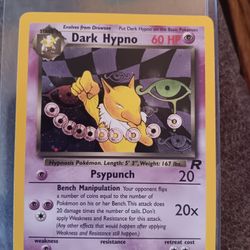 2000 Dark Hypno 9/82 Holo