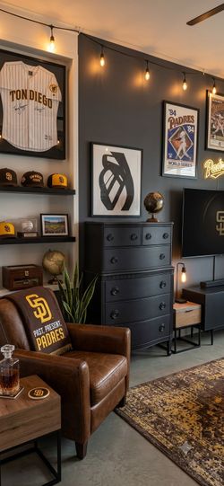 Black Dresser vintage