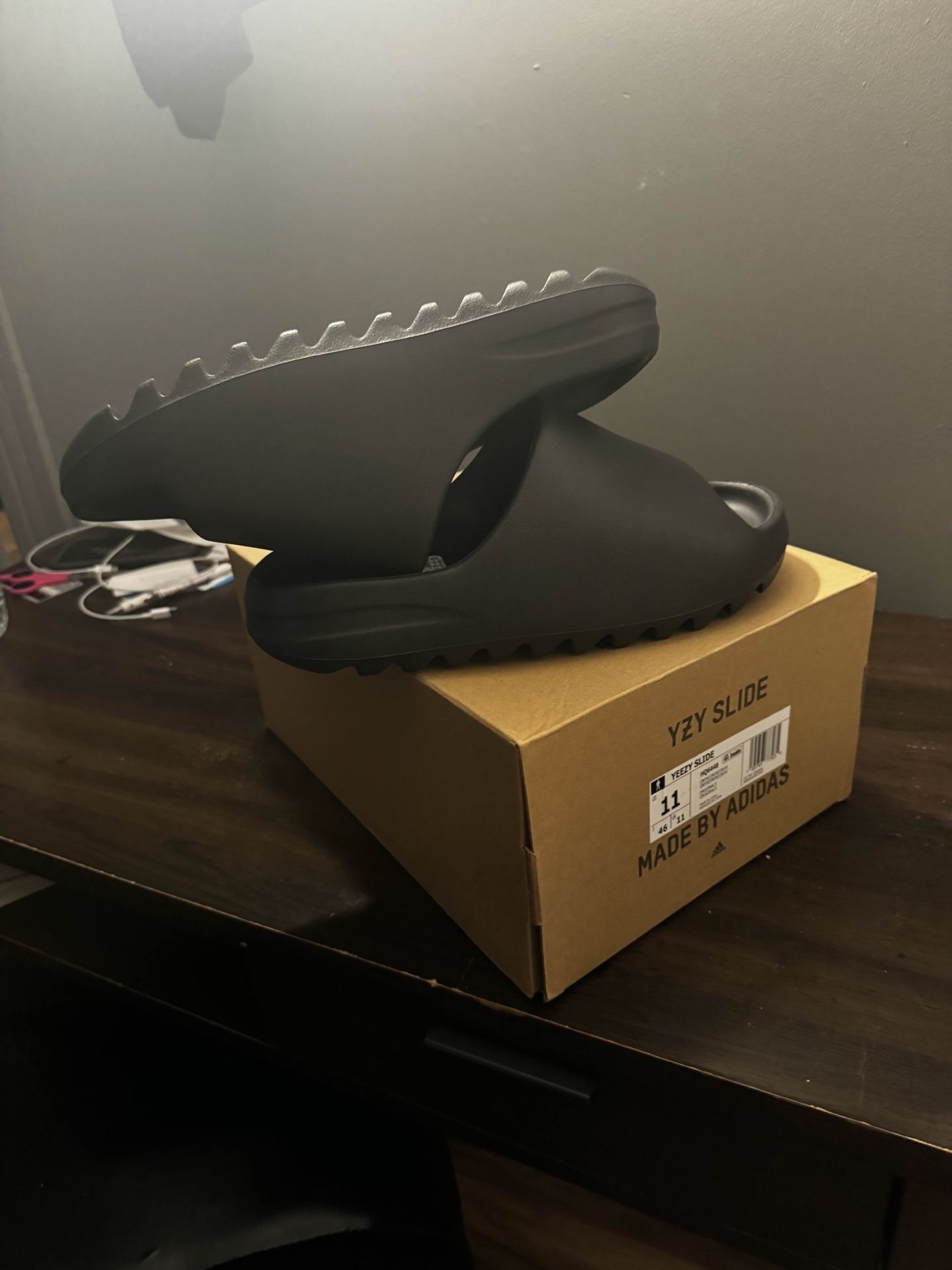 Black Yeezy Slides