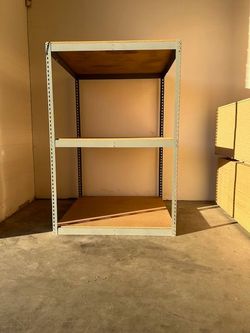 Industrial Racks 48 in W x 48 in D Used Heavy Duty 3 Tier Storage Shelving Stronger Than Homedepot Lowes And Costco Delivery Available