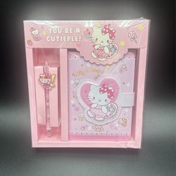 happy  hello Kitty, Notepad With Pen