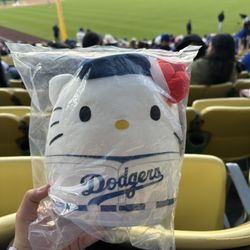 Hello Kitty Dodgers Plushy