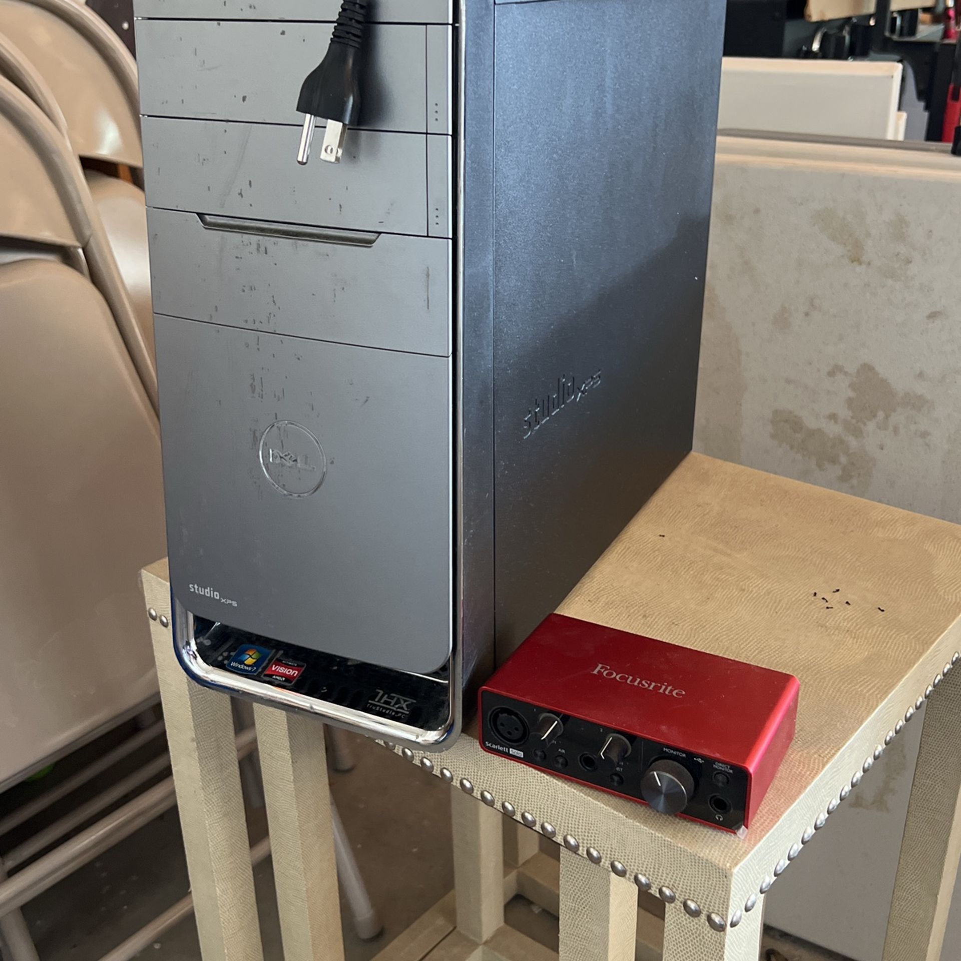 Windows 7 Studio Xp Desktop And Focus Right First Generation Audio Card