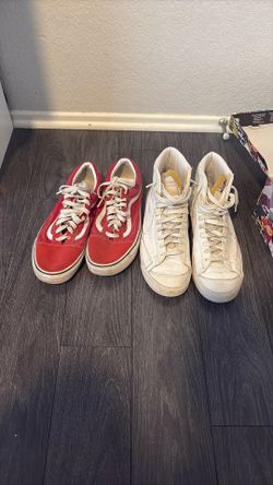 Vans And Blazers Size 10 M