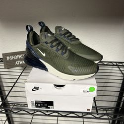 Size 10 - Nike Air Max 270 “Cargo Khaki Obsidian”