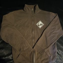 Quicksilver Brown Zip-up