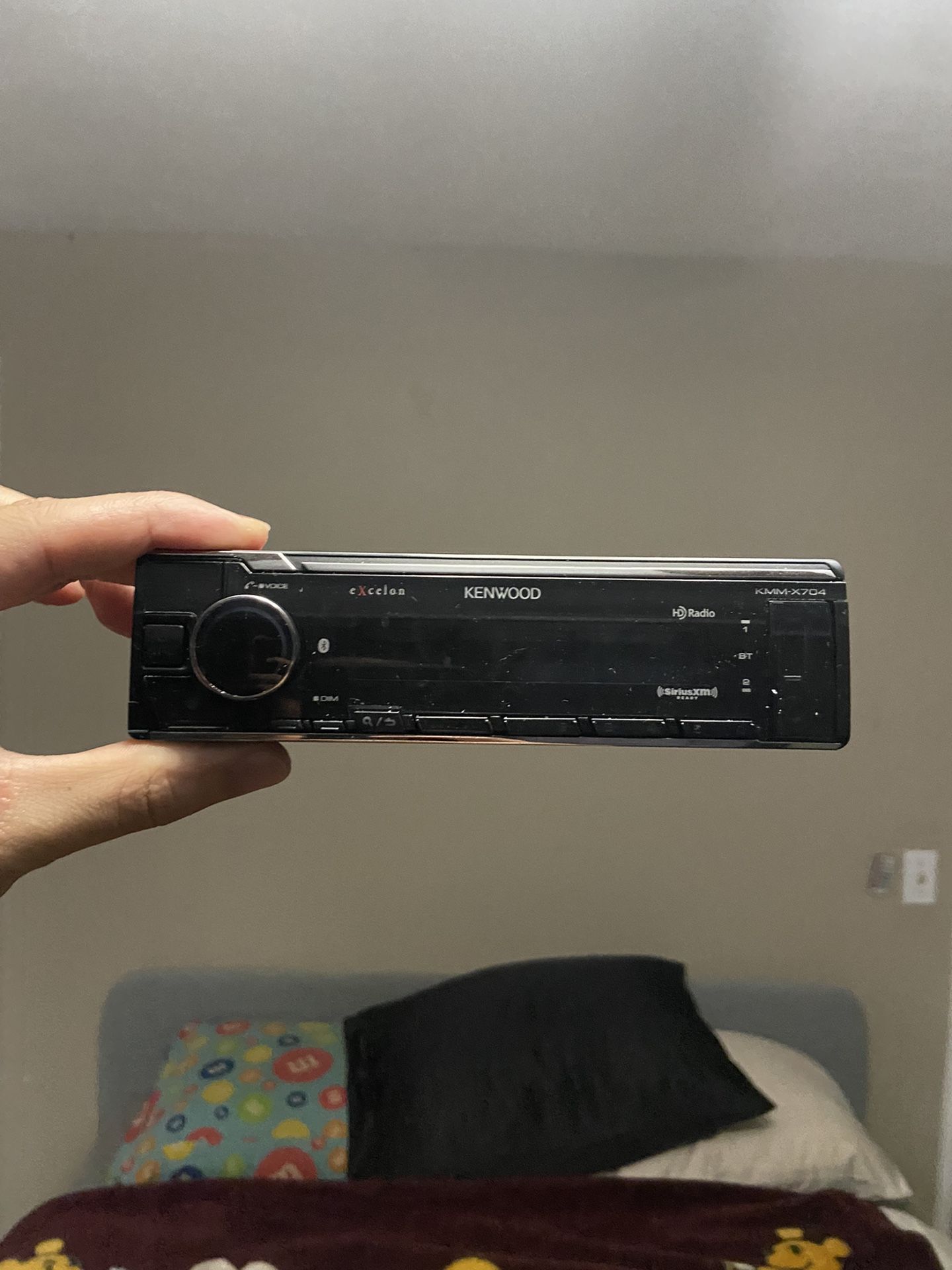 KMM-X704 car stereo (bluetooth)