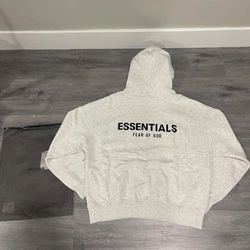 🔥 FEAR OF GOD ESSENTIALS HOODIES – LIGHT OATMEAL – XXS–XXL (NEW)