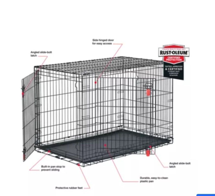 KONG Ultra-strong Double Door Wire Dog Crate