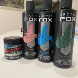 Arctic Fox And Manic Panic Bright Hair Color Dyes