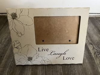 “Live, Laugh, Love” Photo Frame