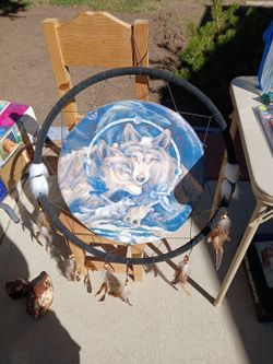 Wolf dream catcher