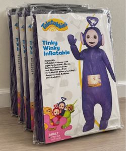 Spirit Halloween Teletubbies Tinky Winky Inflatable Adult Costume NEW OSFM