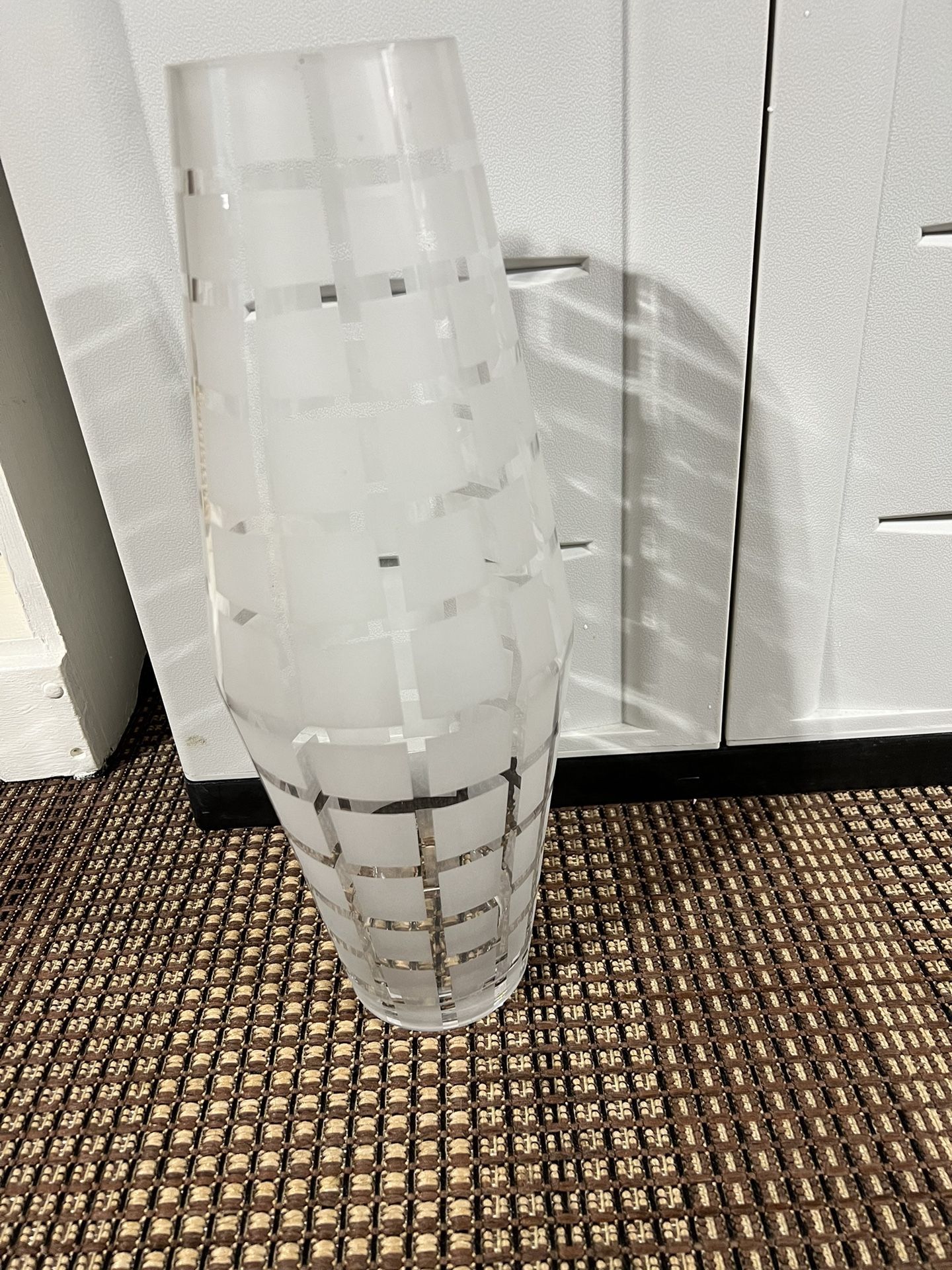 Tall Glass Vase