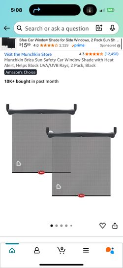 Munchkin Car Window Shade 2pk