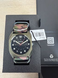 Nixon Scout Watch Dark Olive Camo