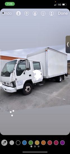 Box Truck Isuzu Crew Cab Runs And Drives Excellent