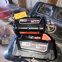Firm Price🛑 M18 5.0 Batteries New.Precio Firme 🛑