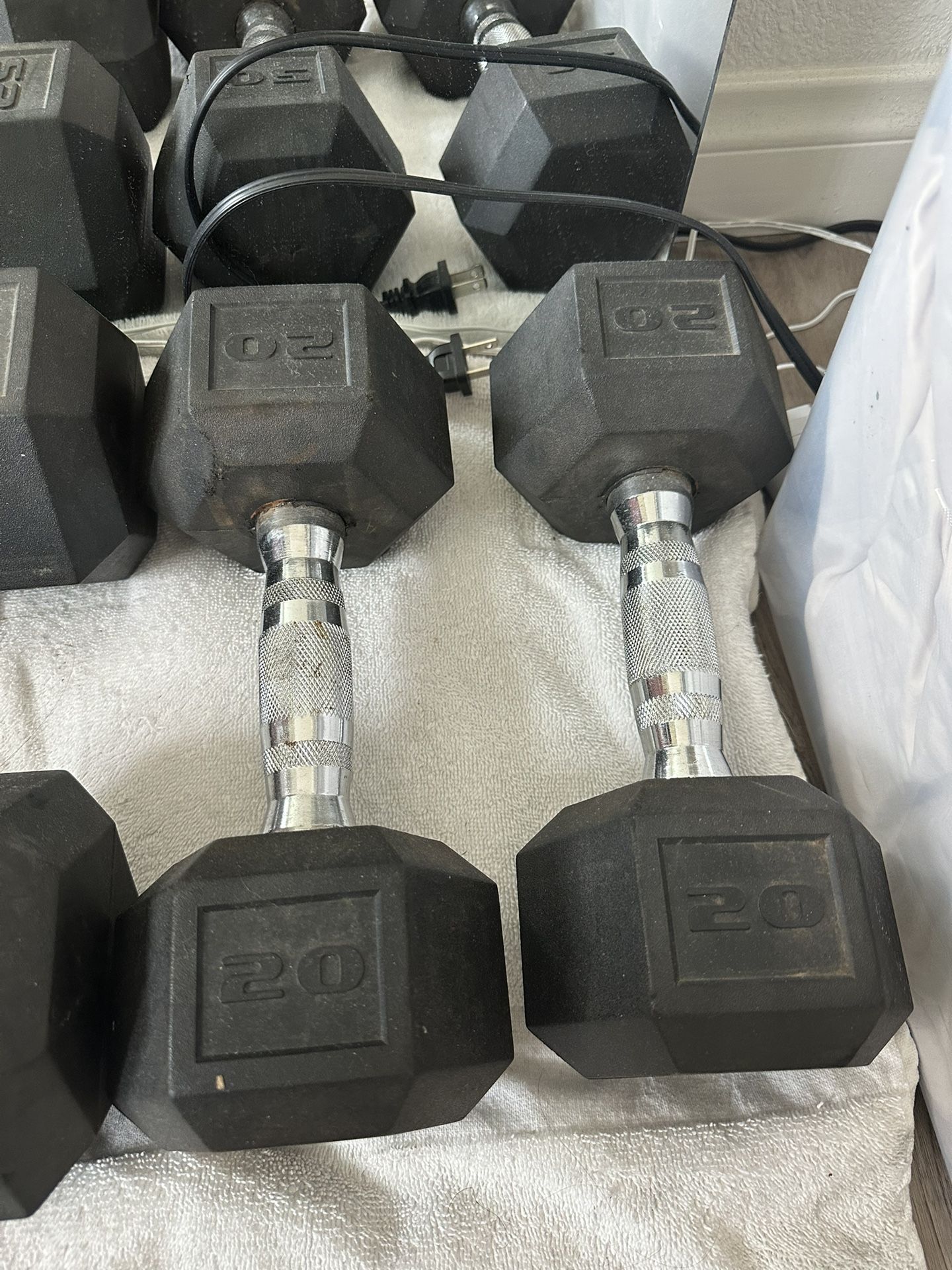 Set Of 20lb dumbbells