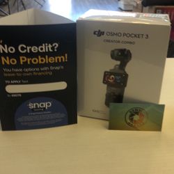 DJI Osmo Pocket 3 Creator combo (Downey, Ca)