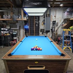 Diamond Pool Table Light