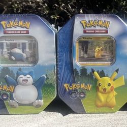 Pokemon Go Tins Brand New Sealed