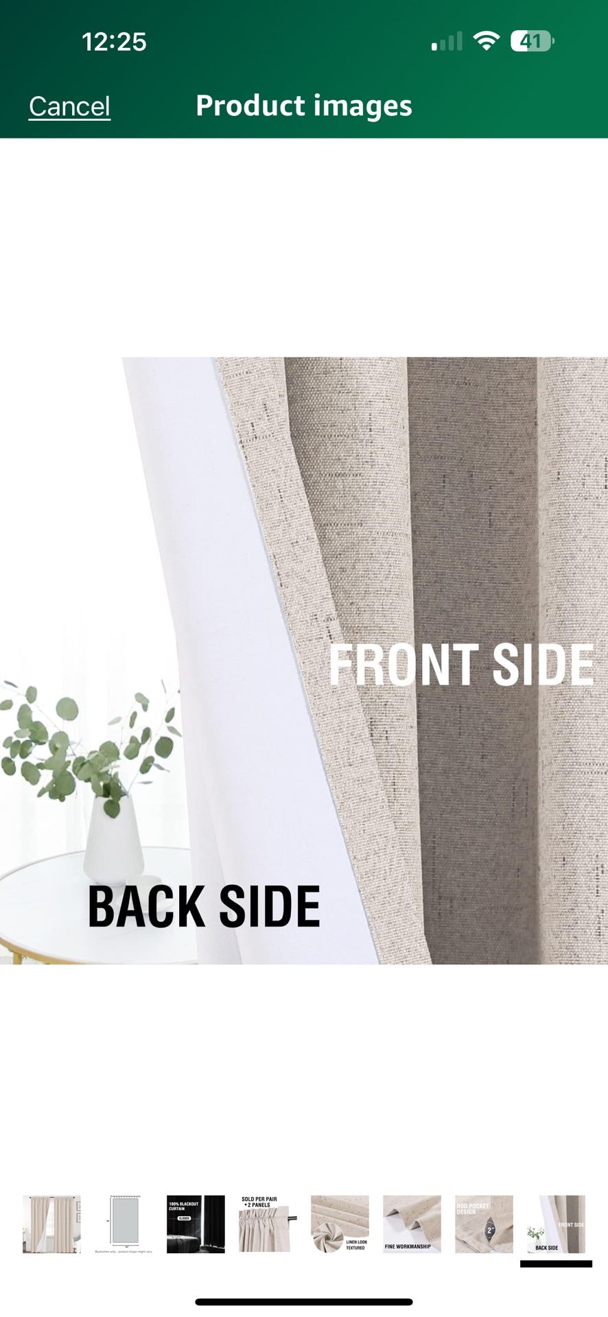 Visit the Store 4.4 * * * (2,698) H.VERSAILTEX Linen Look 100% Blackout Curtains 95 Inches Long for Bedroom Full Light Blocking Rod Pocket Linen Textu