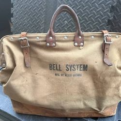 Vintage Bell System Lineman's Tool Bag