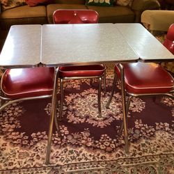 Formica Table & Retro Chairs