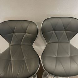 Adjustable Leather Stools and leather Mini Couch