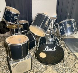 The Pearl Export Series Drum Set - 11 Piece Set 