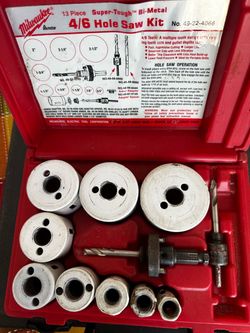 Hole saw kit Milwaukee